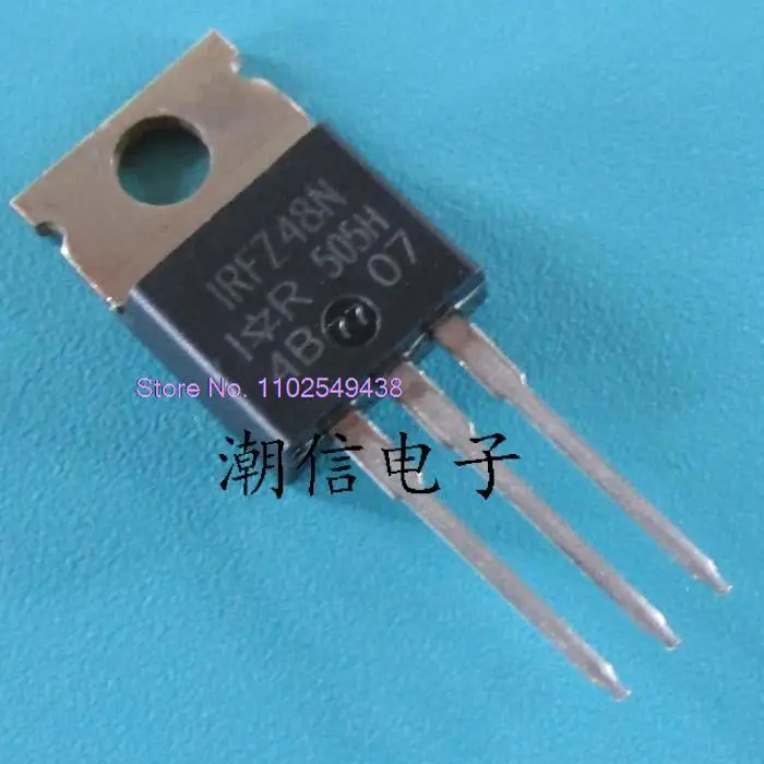 

10PCS/LOT IRFZ48N 65A 55V