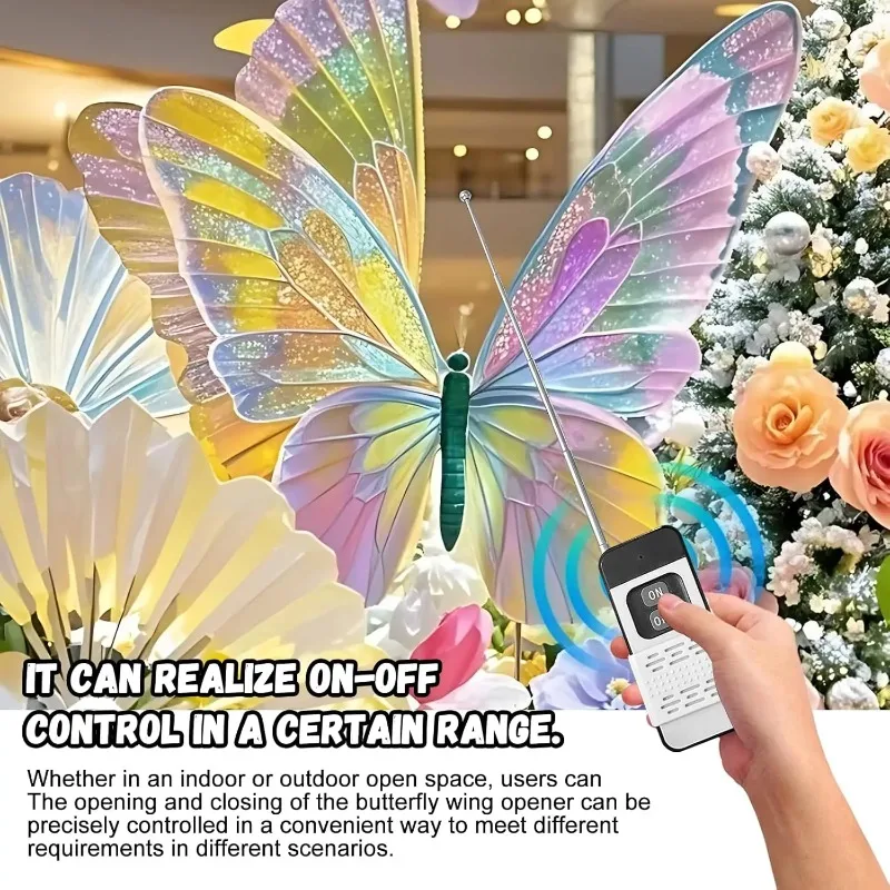 Automatic Open Close Mechanical Butterfly Control Motor Artificial Butterfly For Wedding Party DIY Decoration