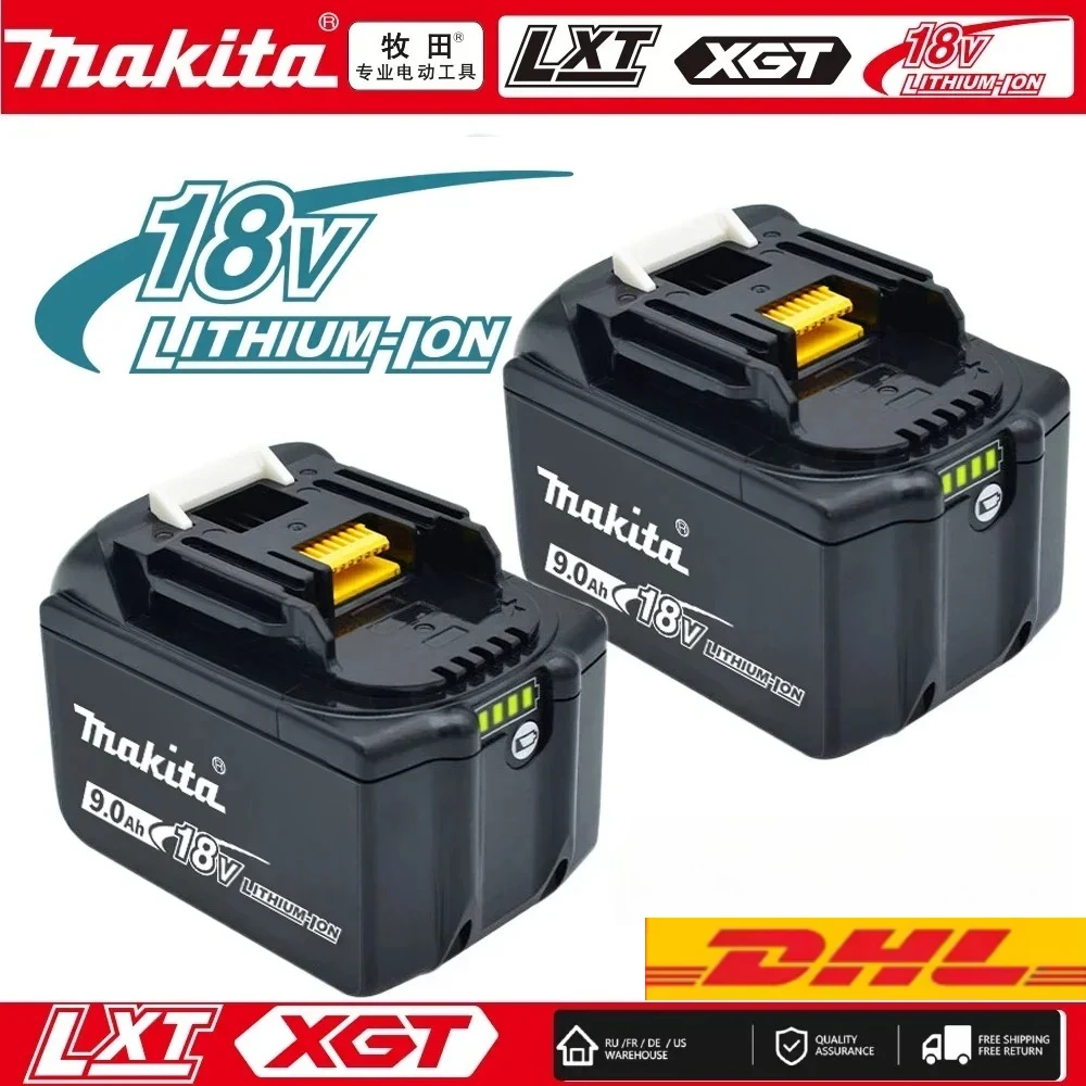 

Original NEW Makita 9.0Ah 18V Rechargeable Battery for Makita 18V BL1860 BL1830 BL1830B BL1840 BL1840B BL1850B Power Tools