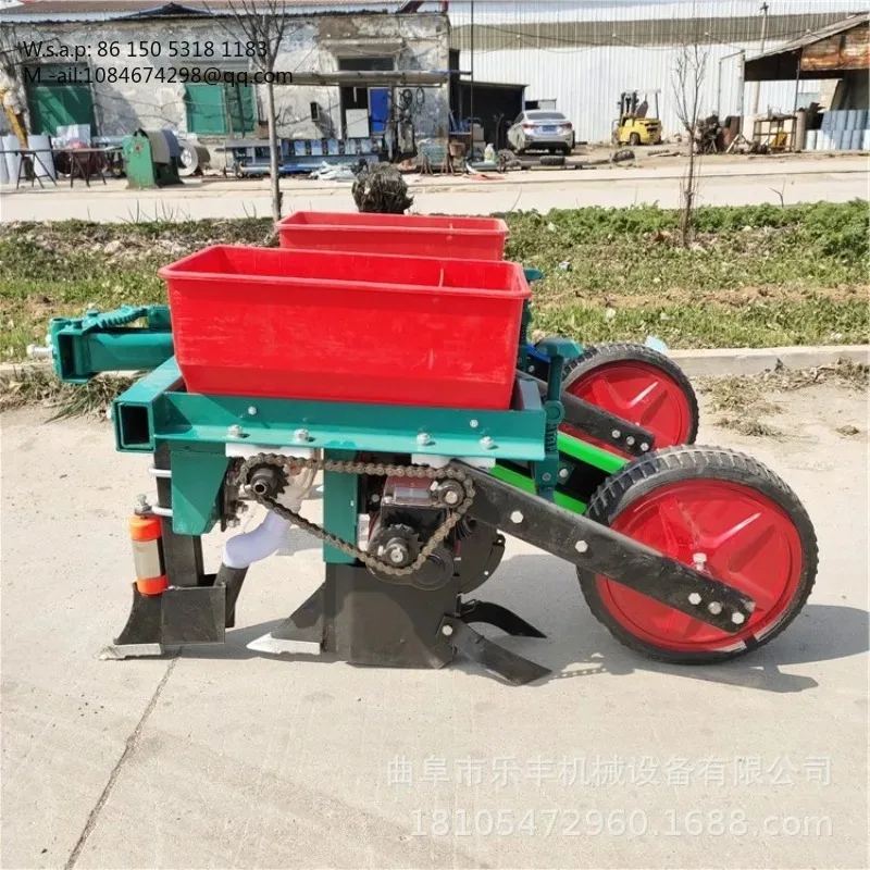 Tractor Mounted No-Till Corn Soybean Fertilizing Seeder, Four Wheel Tractor Matching Sowing Machine