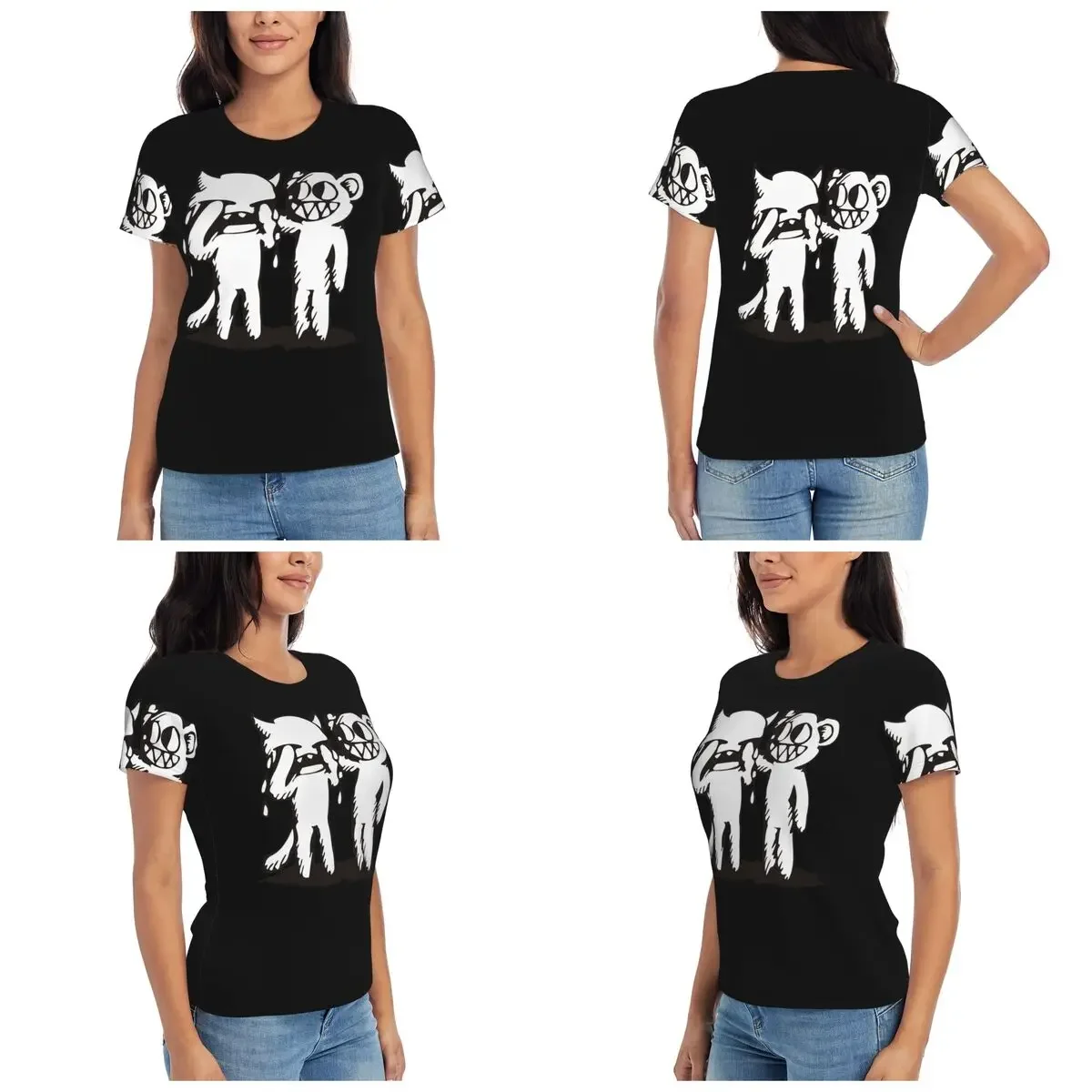 The Best Album Of Radioheads T-Shirt Women Short Sleeve T Shirts Round Neck Clothes Cotton Summer Tees Streetwear