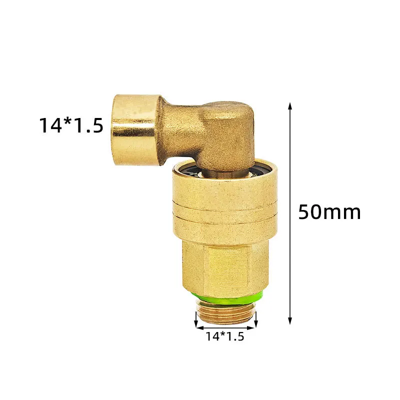90 Degree Rotary Joint for Spray Pump Pipes Featuring Ball Bearing Swivel and Anti Twist Hose Design for Farming Applications