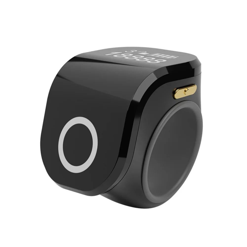 Lightweight Rechargeable Finger Ring Counter Featuring Dual Display and Adjustable Fit Designed for Extended Counting
