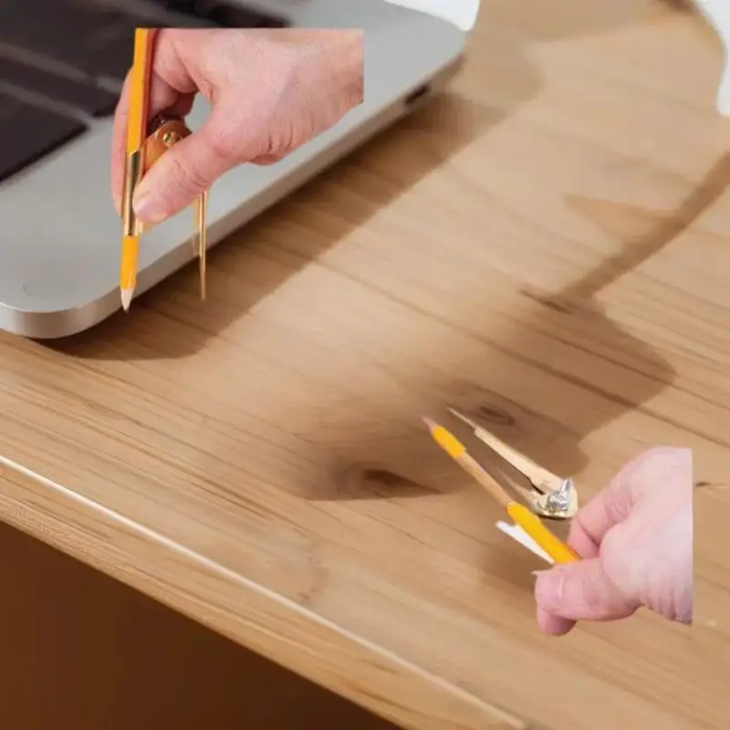 

High Precision Contour Compass Scriber, Woodworking Accessory, Ideal for Home Installation