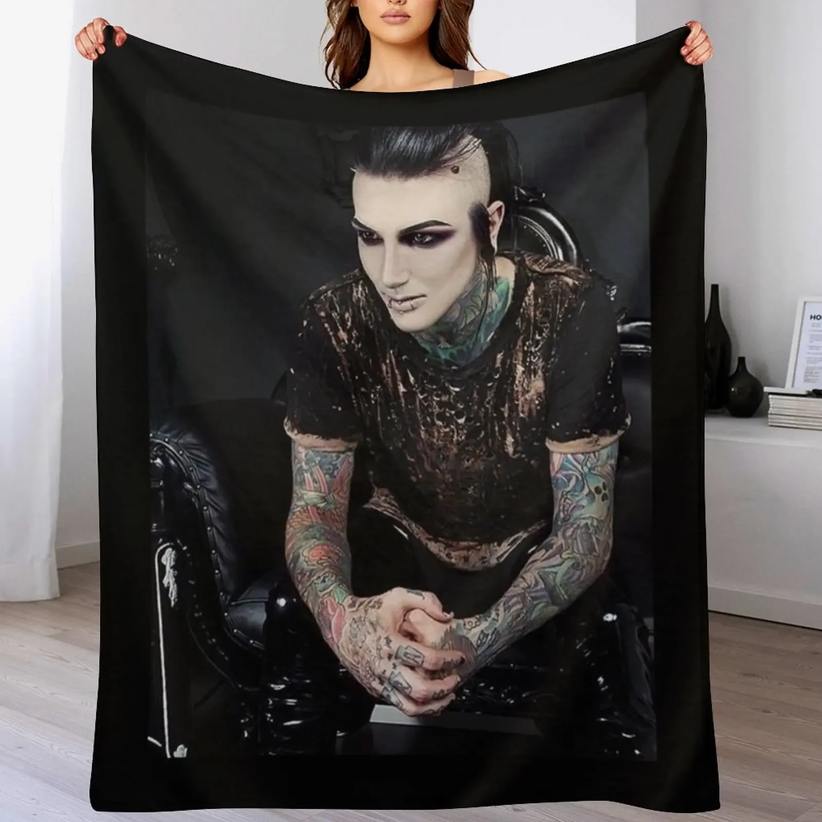 chris motionless cerulli chris motionless cerulli chris motionless cerulli 7 Throw Blanket Soft Cozy Blanket for Pet Kids Adults