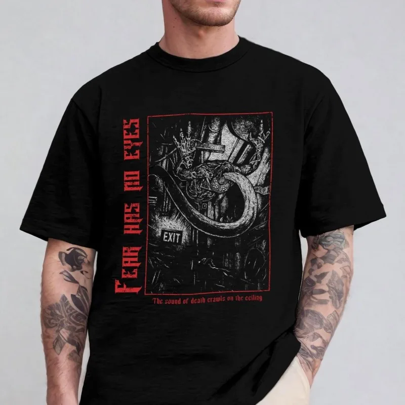 Retro Survival Horror Mutant Creature T-shirt • Horror Game Themed Server New Dark High Street Style Casual Unisex