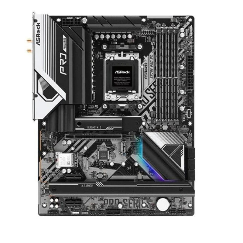 NEW For ASROCK X670E Pro RS Motherboard Socket AM5 For AMD X670 Original Desktop PCI-E 5.0 m.2 sata3 Mainboard