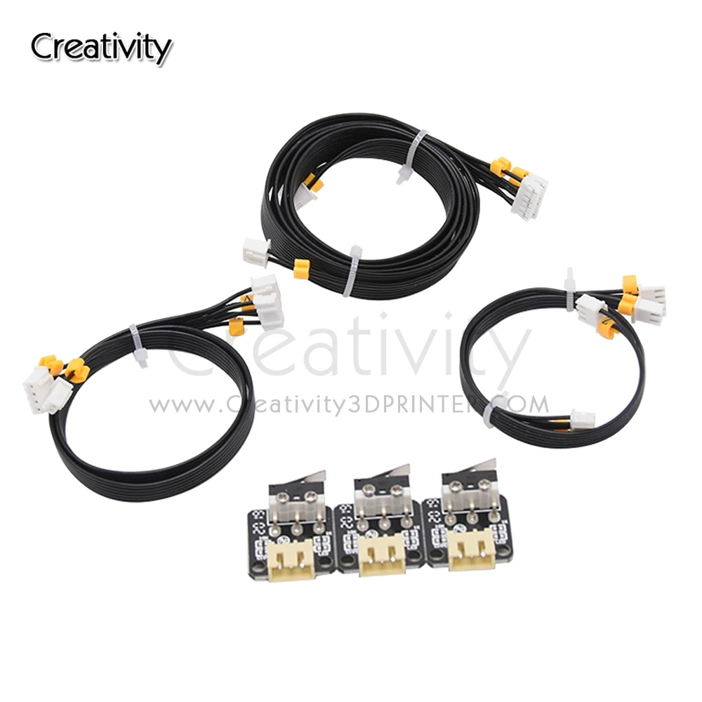 Creativity 3D X/Y/Z/E-as stappenmotor en eindschakelaar verlengkabel en filamentbreukdetectie voor Ender 3 CR10 S/S4/S5
