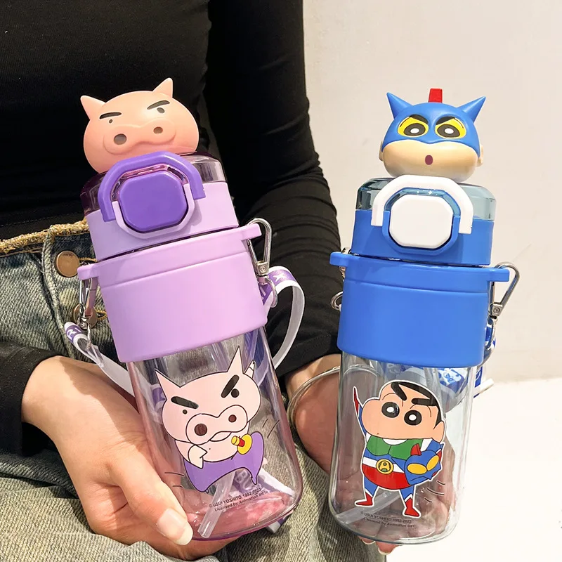 Crayon Xiaoxin Tritan Water Cup with High Appearance and Large Capacity Cartoon Cup, Portable Gift Cup for Students and Children