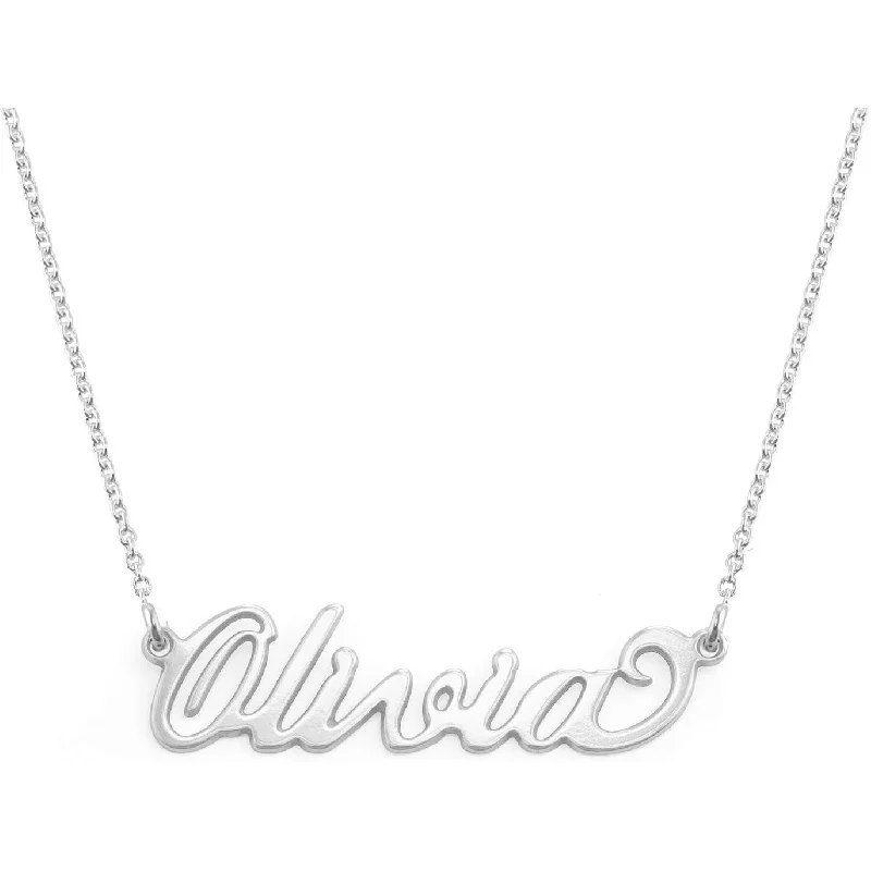 

Personalized Custom Name Necklace - 925 Sterling Silver Dainty Gift for Her Christmas Mother's Day