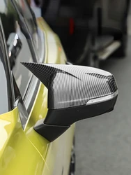 Suitable For LYNK&CO  03 03+ 2018-2022 Carbon Fiber Pattern  Front Side Air Knife Rearview Mirror Cover Shutter Door Handle