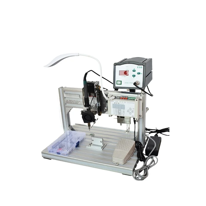 Intelligent semi-automatic soldering machine circuit board soldering USB data cable soldering machine maintenance