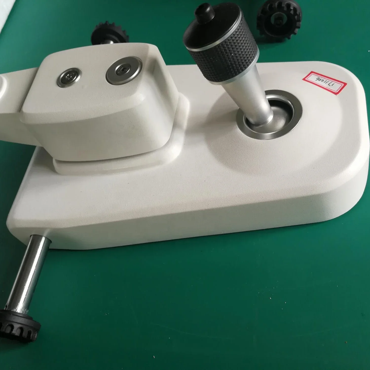 optical slit lamp parts base with chin rest and tabletop