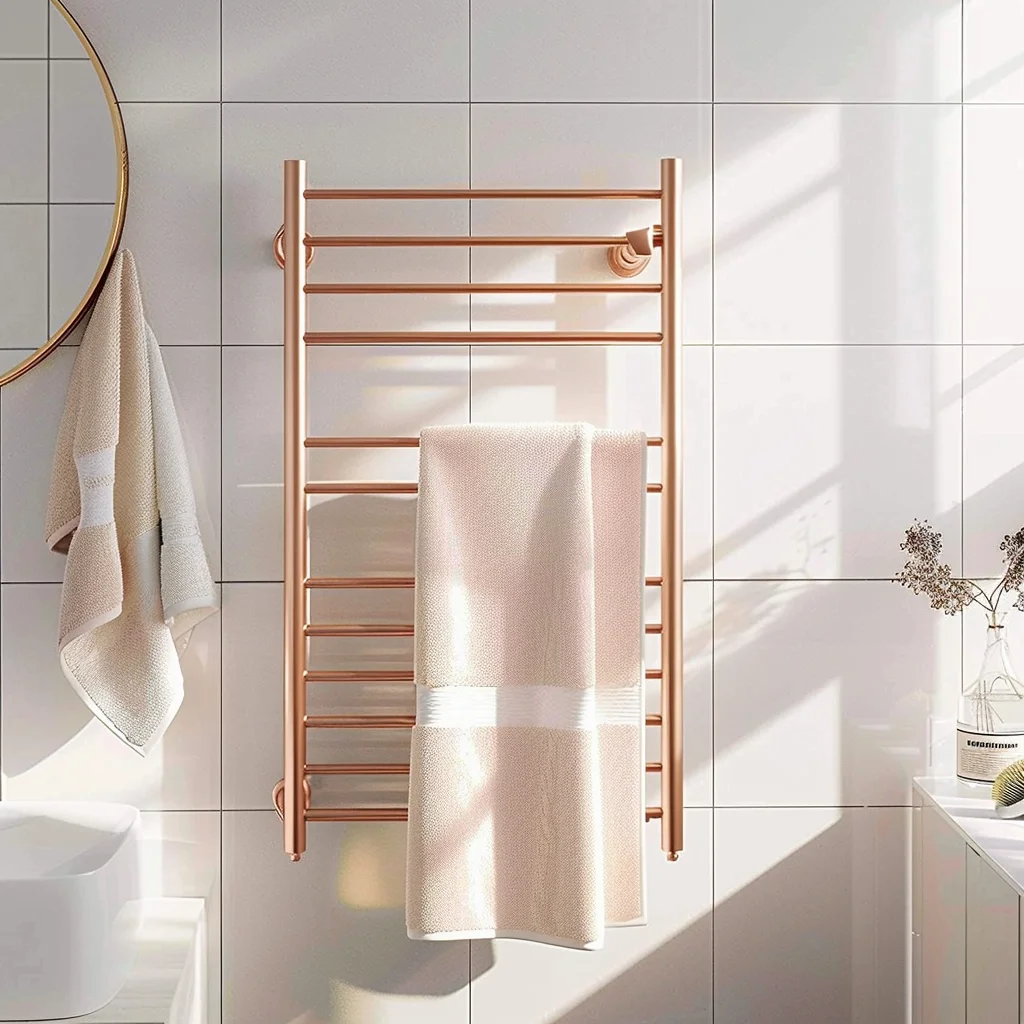 Wholesale Steel Bathroom Heater 5-Tier Bath Towel Warmer Dryer Racks Electric Towel Radiators Towel Warmer For Bathroom