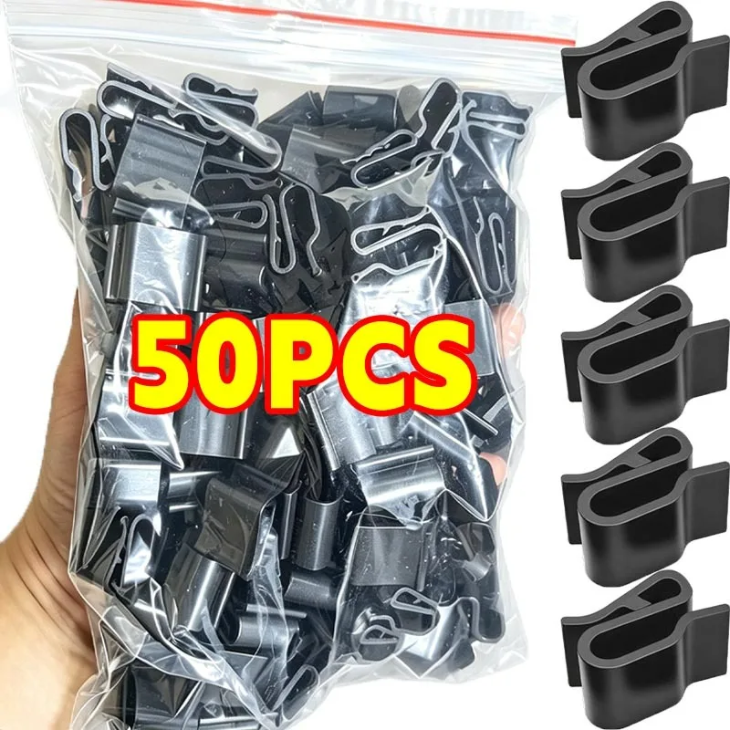 5-50pcs Parallel Cross Cord Holder for Solar Panel Systems Photovoltaic Cable Clamps Desk Wire Clips Cord Organizer Management
