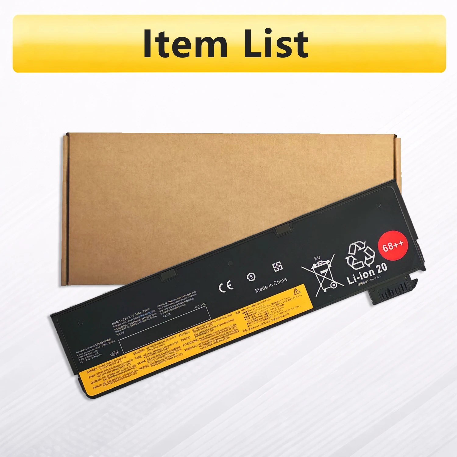 PowerHub 45N1738 45N1128 45N1126 Battery For ThinkPad T440 T450 T460P T470P T550 T560 X240 X250 X260 X270 L450 45N1127 45N1129 view 5