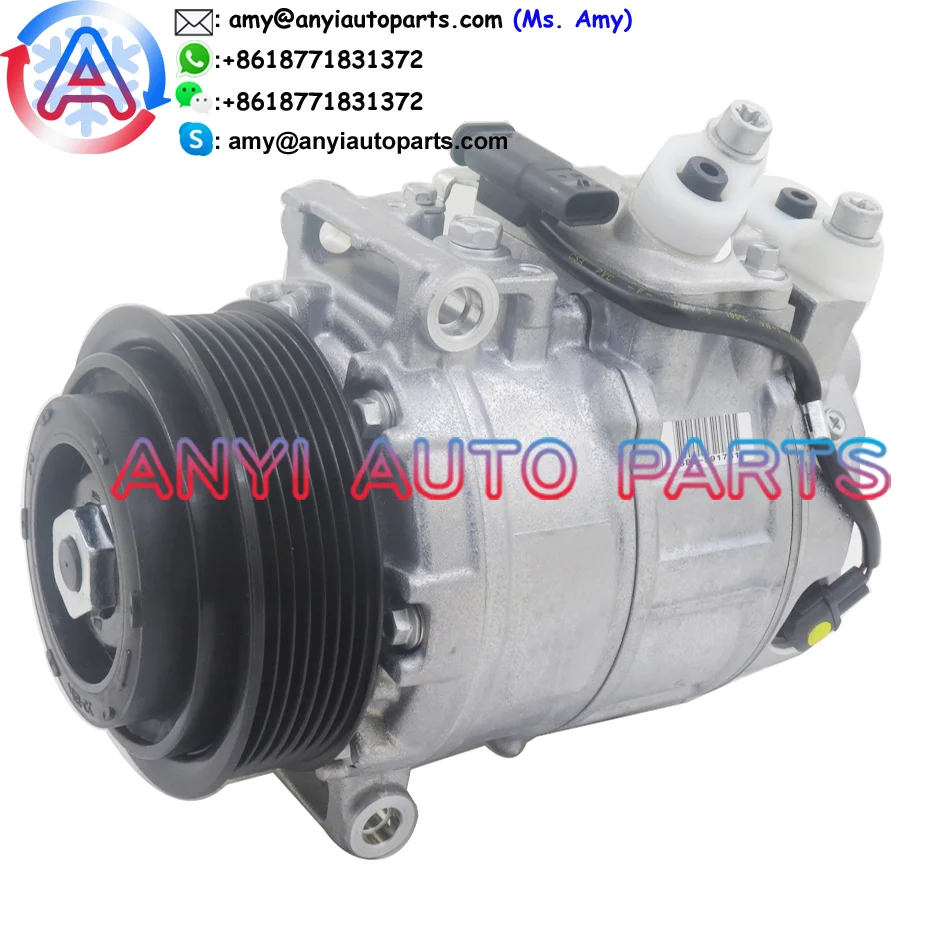 China Factory  COM649 DENSO 7SES17C 7PK Auto ac compressor for MERCEDES Benz GL450/GL550 A0008303601 0008303601