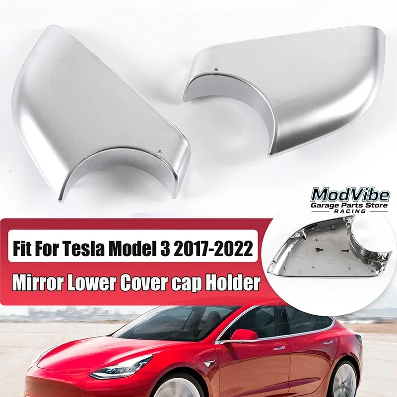 

Car Left Right Rear Mirror Base Bracket Skeleton Trim Frame Bottom Cover For Tesla Model 3 2017 2018 2019 2020 2021 2022 2023