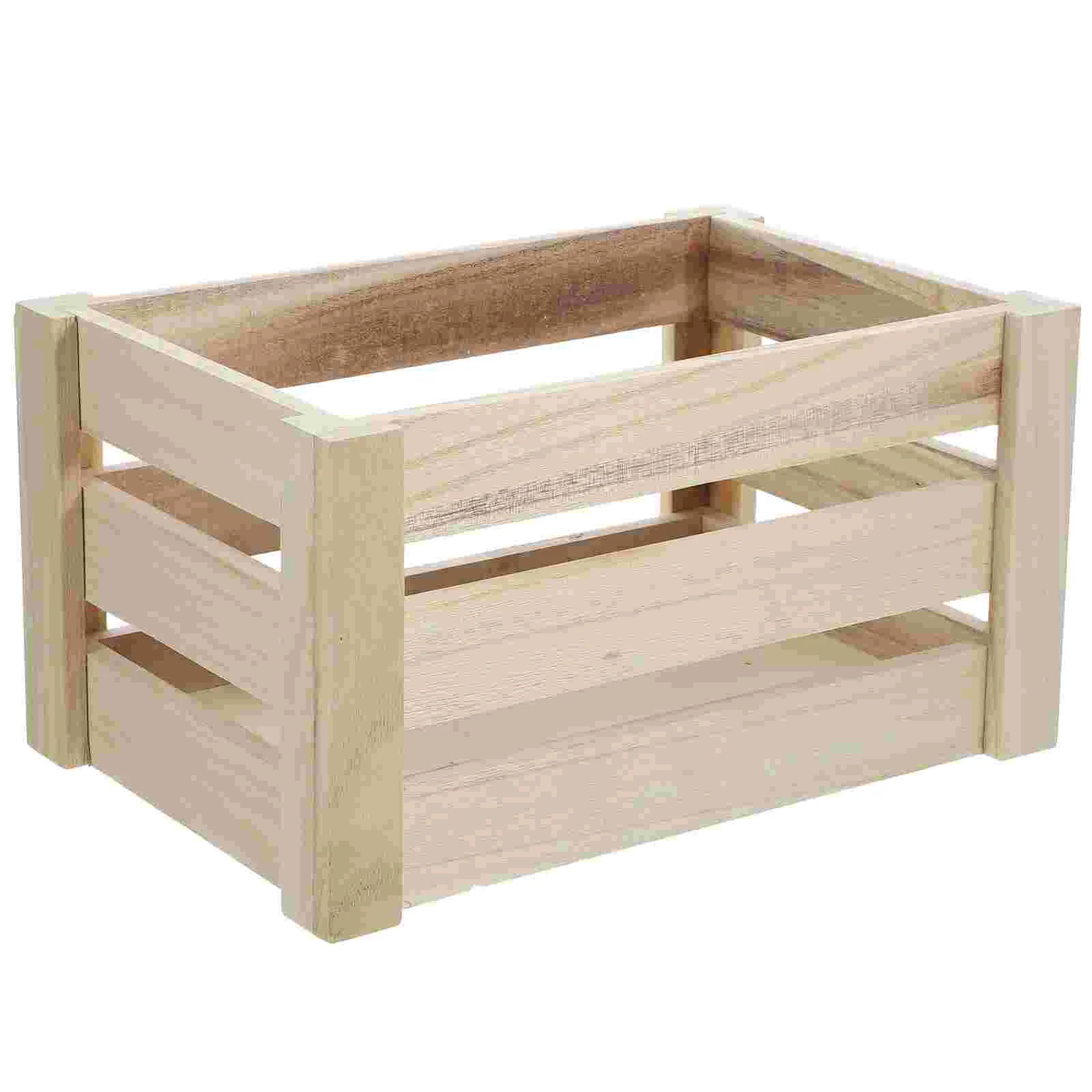 

Wooden Storage Box Elegant Hollow Design Material Multifunction Desktop ganizer Home Office Cosmetics Daily Necessities