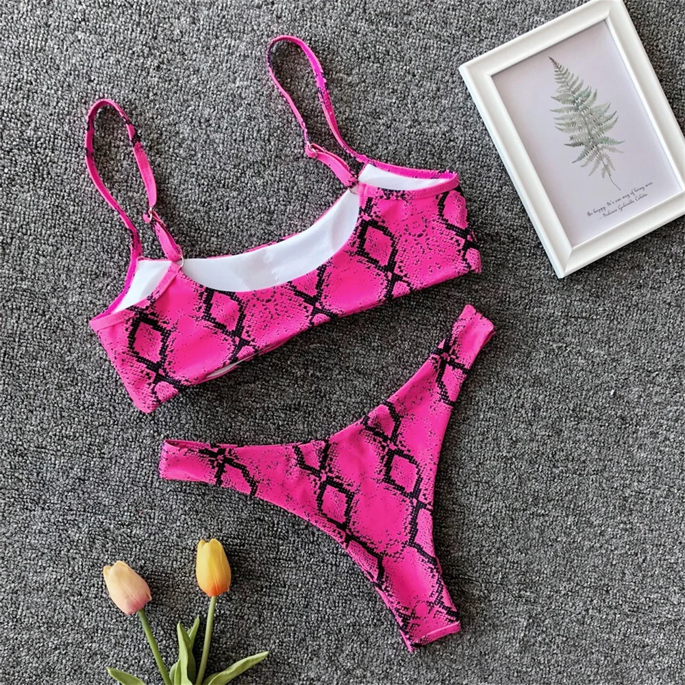 Sexy estilingue cobra biquíni micro extremo tankini maiô férias banho feminino praia verão roupa de banho biquini feminino