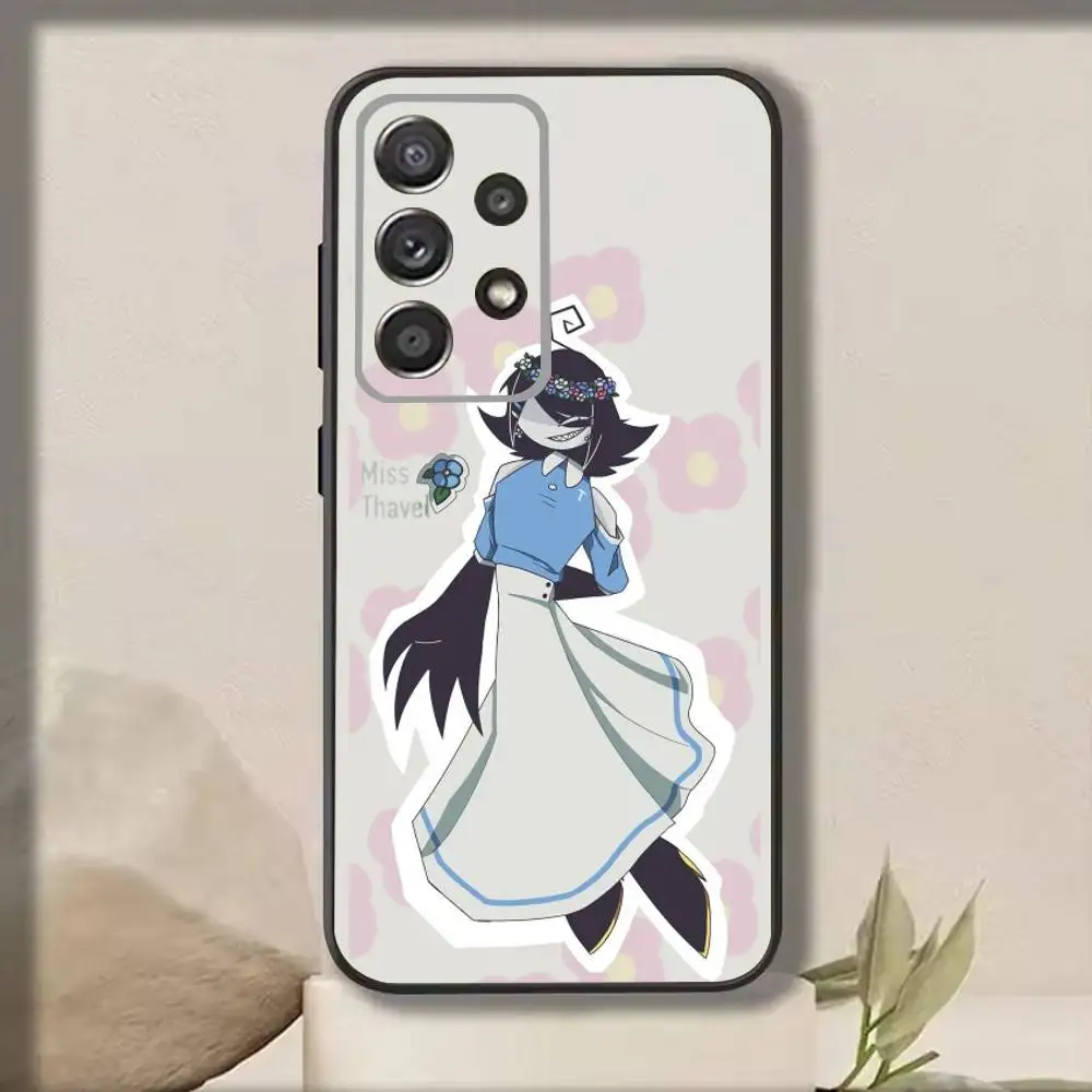 ミス B-ブルミー FPE 電話ケース サムスン S25、S24、S21、S22、S23、S30、ウルトラ、S20、プラス、Fe、ノート、10、9、5G ブラックカバー用