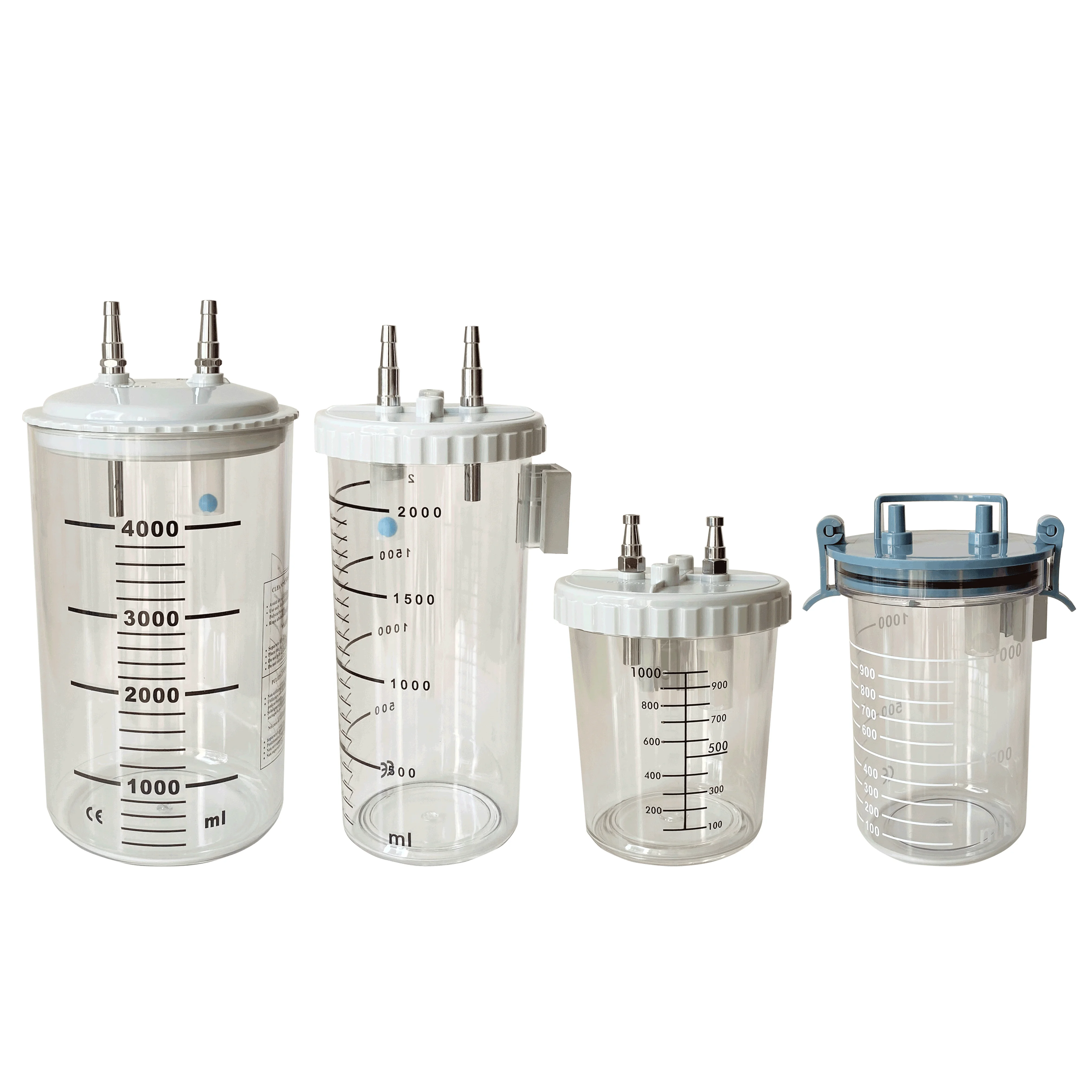 

Lid Type Ce Wall Mounted 2l Medical Suction Bottle Hospital Suction Bottle 2 Liter Suction Jar