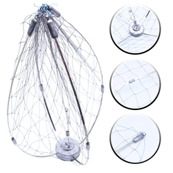1 pc New Large Shrinking Crab Cage, Heavy Deep Water Crab Fishing Net, Specially Designed for Sea Fishing Boats, Fishing Gear
