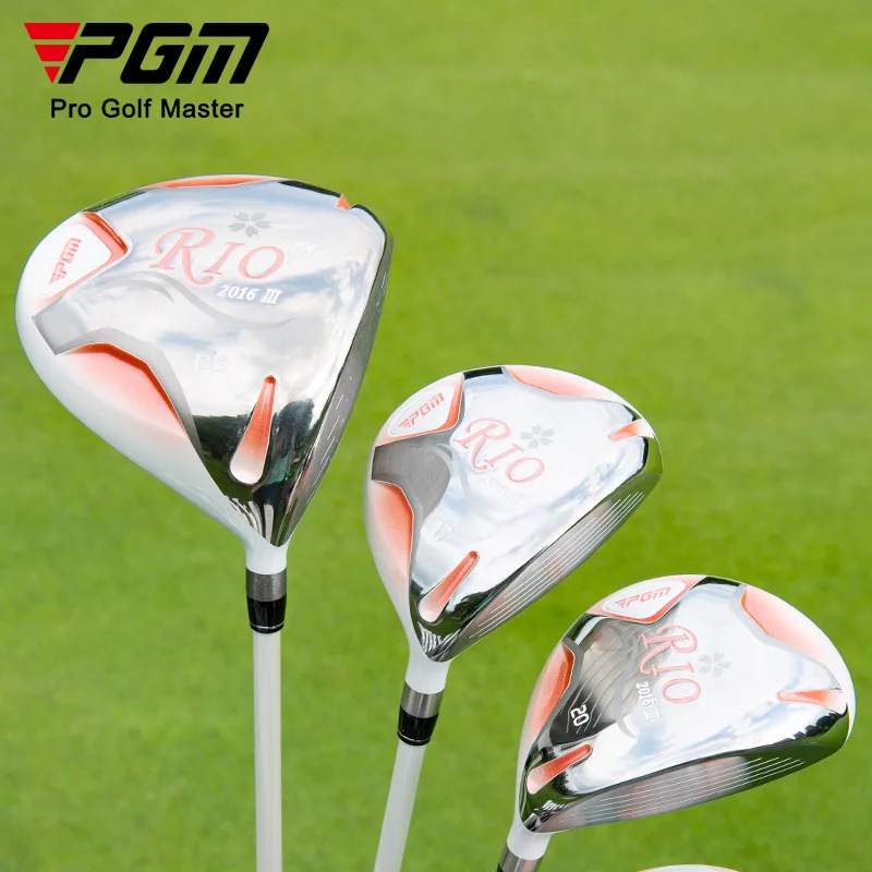 PGM RIO III Women Golf Club Set with Bag Carbon Stainless Steel Iron Wood Driver Beginner Training LTG038