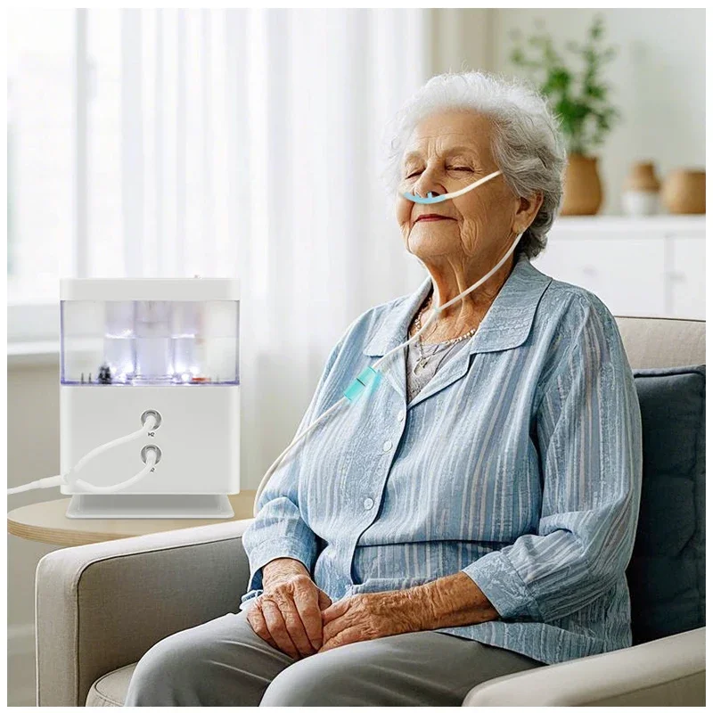 Adjustable Hydrogen Flow Hydrogen Gas Generator for Home Use H2 Inhalation 300ml Molecular Hydrogen Water Generator Machine