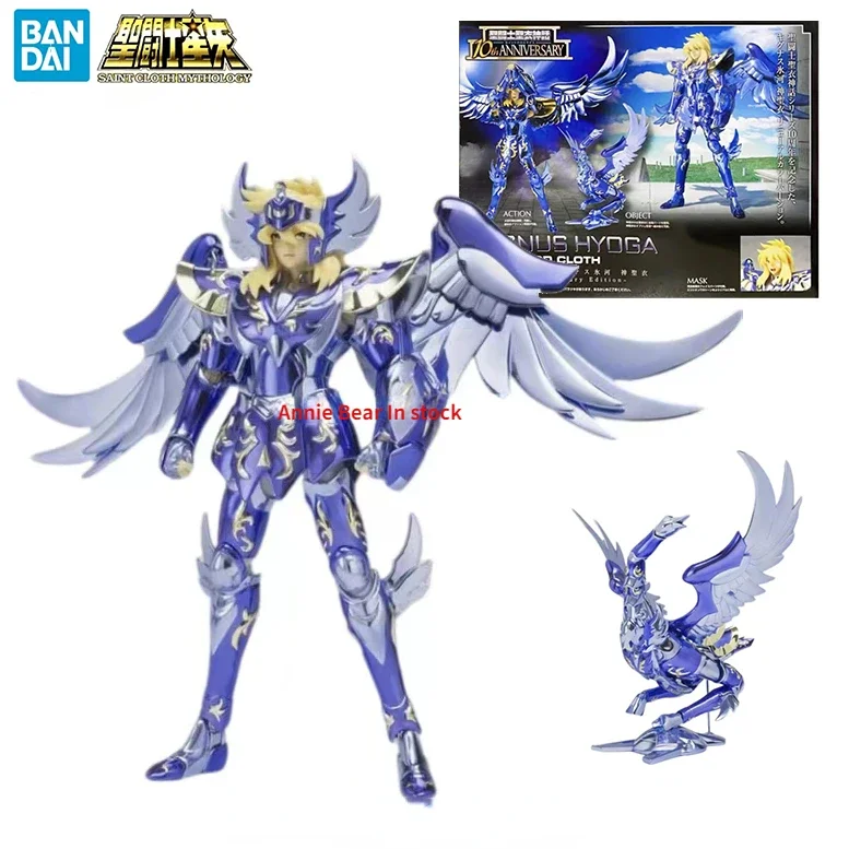 In Stock BANDAI Holy Cloth Myth Cygnus Glacier Divine Cloth 10th Anniversary Edition Anime Character Model Toy Gift Collection