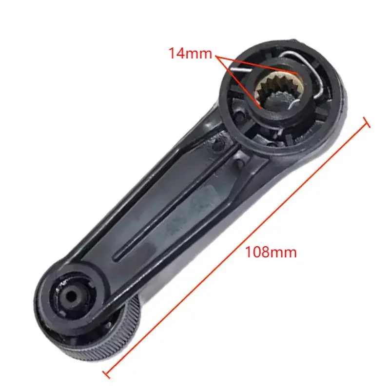 1Pc Car Window Connect Winder Handle Black/Grey/Beige Glass Shaker Handle Replacement Universal Automobile Accessories