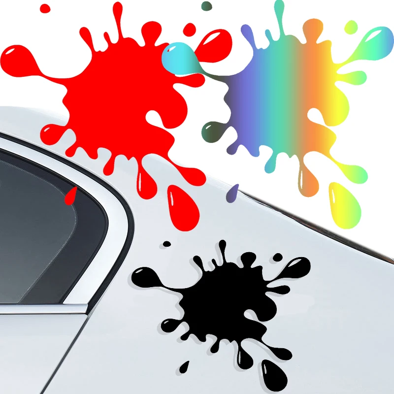 Creative Stain Imprint Car Stickers Interesting Scratch Blocking Vinyl Decals Car Door Glass Bumper Decorative Stickers Car Part