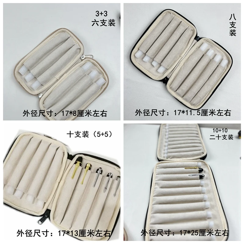 Original Cotton DIY Pencil Case Fountain Pen Protective Sleeve Pencil Pouch Vintage Pencil Case