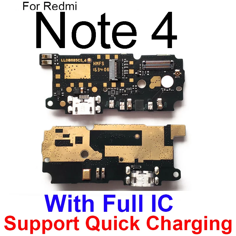 USB Charger Board For Xiaomi Redmi Note 3 Pro Note 4 4X Pro USB Charging Dock Board USB Port Flex Cable Repalcment Parts