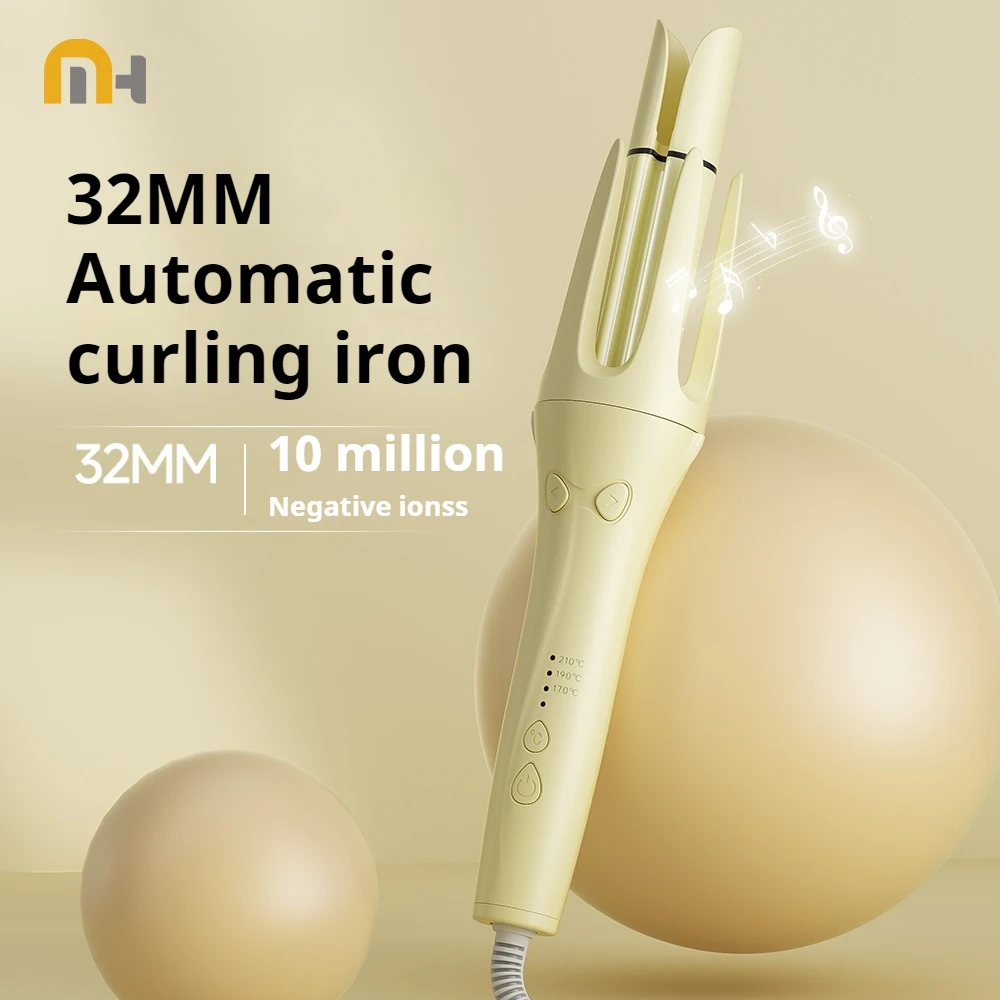 Automatic Hair Curler 32MM Auto Rotating Ceramic Hair Roller Professional Curling Iron Curling Wand Hair Waver