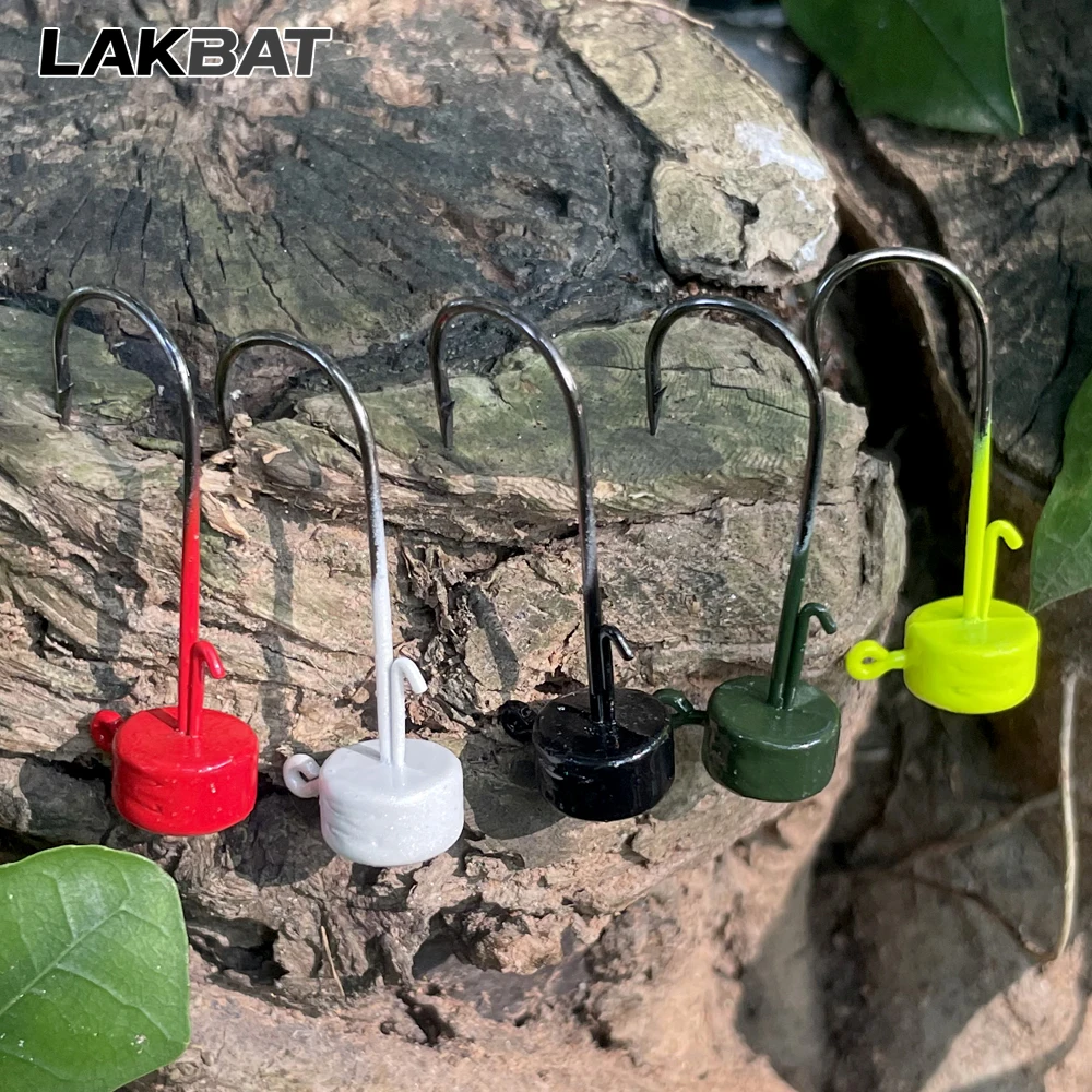 Ned Rig Mushroom Jig Heads, 2,8 g/3,5 g/4,6 g/7 g Angelhaken aus Kohlenstoffstahl für weiche Köder, 5–20 Stück Angelzubehör – Detail 10