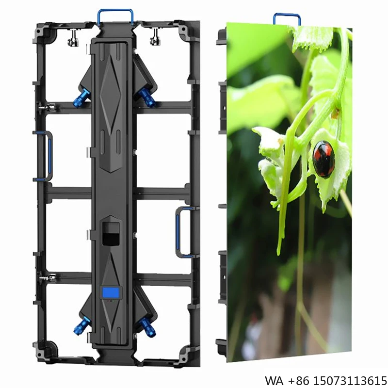 Painel LED externo P4.81 de 500 × 1000 mm - Parede de vídeo de palco de aluguel em cores de fábrica