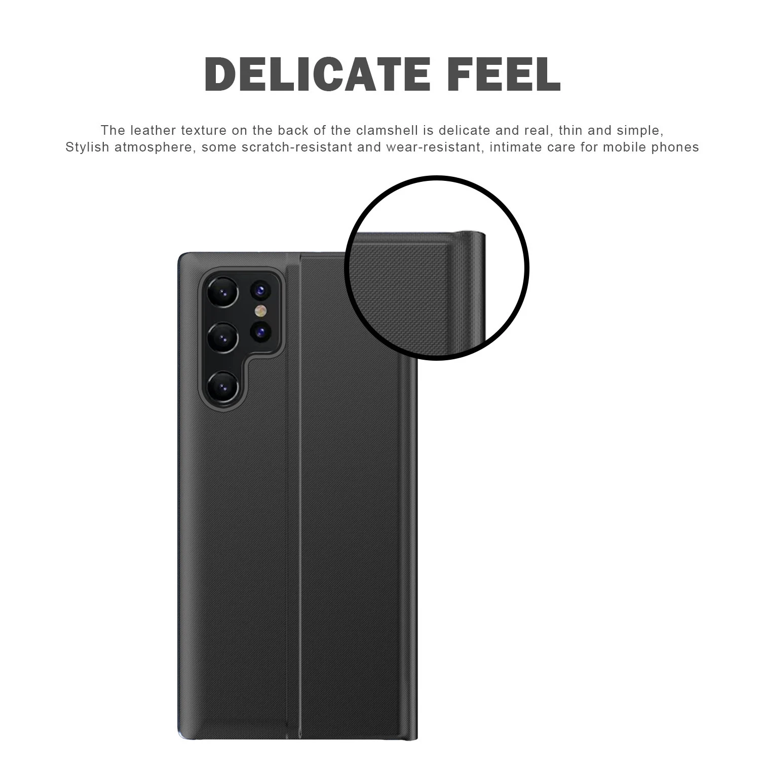 Luxury Fashion Side Window Shocproof Case for Samsung Galaxy S25 Ultra S24 S23 S22 Plus Shell Protective Skins Stand Flip cover