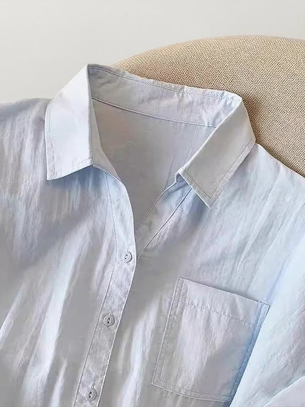 

Синий Ne ort Sve irt женский свободный летний новый модный дышащий удобный корейский топ небольшого размера