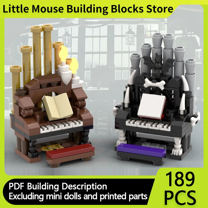 

City Street View Model MOC Building Bricks Pirate Halloween Organ Modular Technology Gifts Holiday Assemble Children Toys Suit