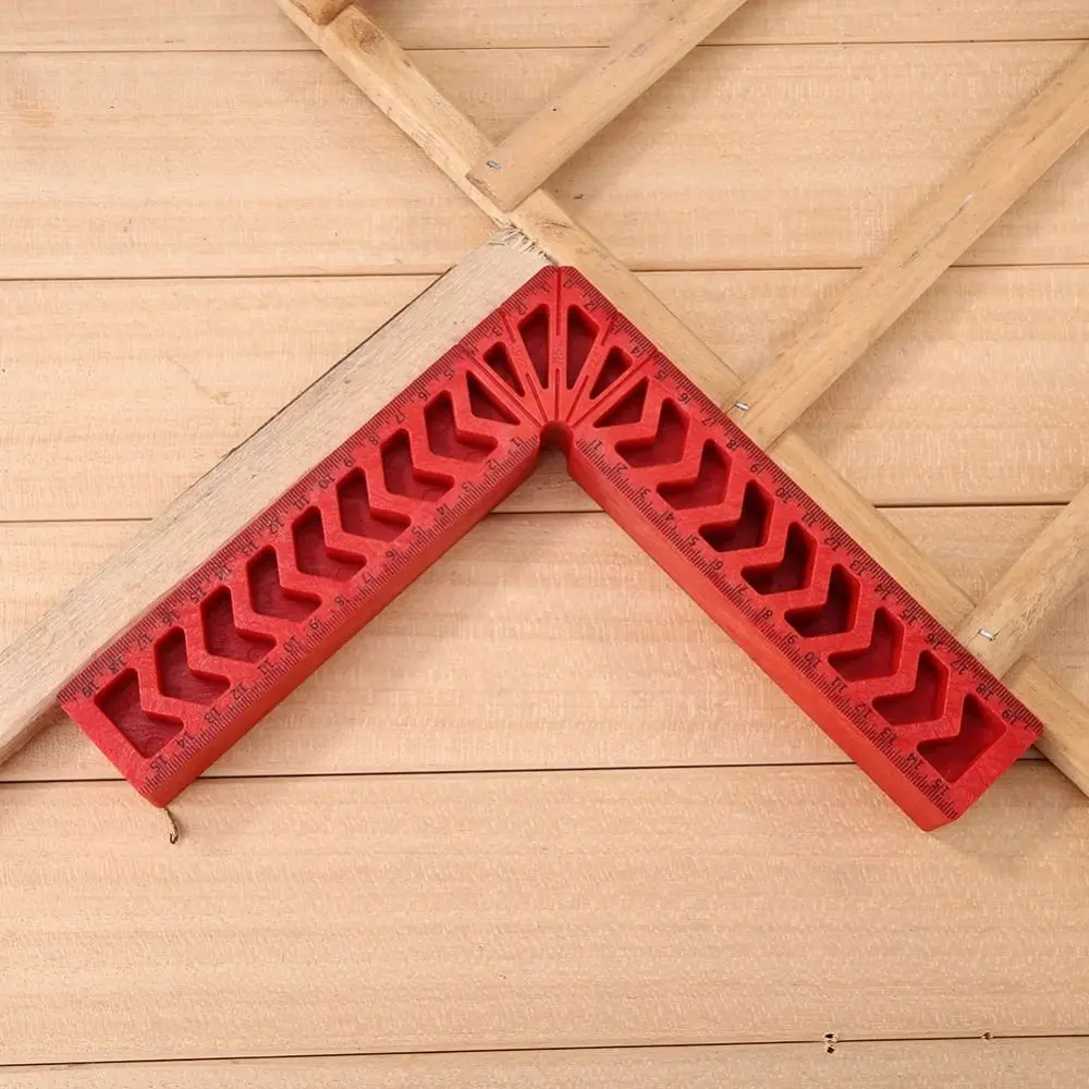 Square Right Angle Woodworking Positioning Ruler 90 Degrees L-Shaped Right Angle Positioning Block ABS Auxiliary Fixture
