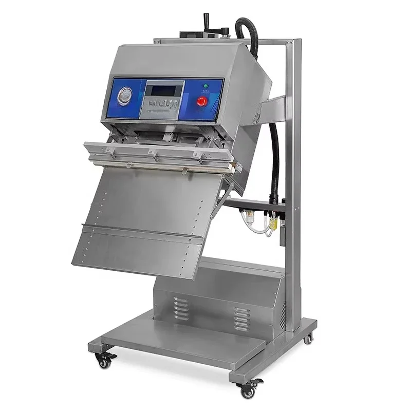 Dry and wet vertical vacuum packaging machine, multi-functional food sealing machine can be vacuum packaging machine