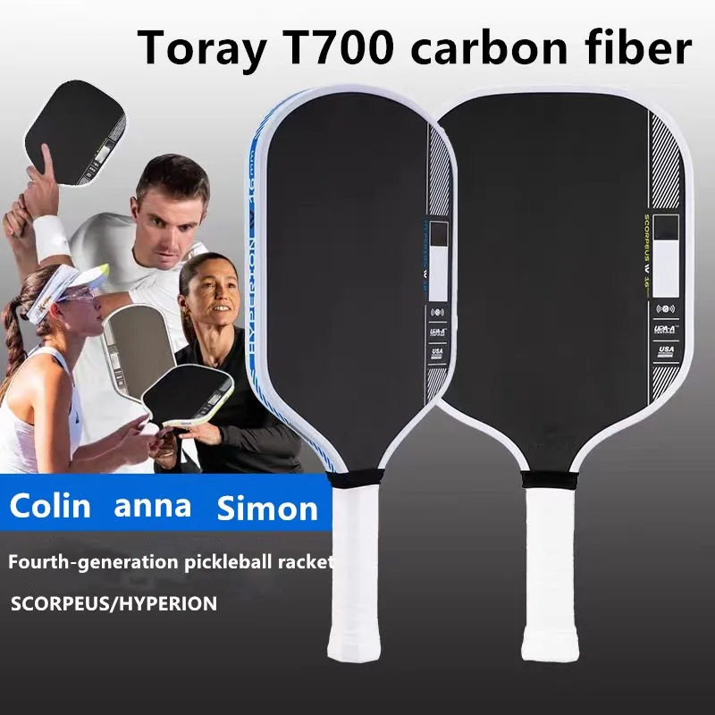 

perseus pro iv high elasticity professional competition grade carbon brazing T700 pickleball thermoformed racket