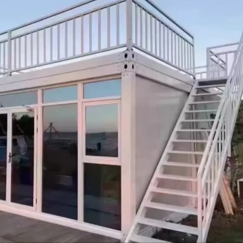 Modern 40ft Prefab House Detachable Galvanized Steel Office Container For Hotels Villas Outdoor Warehouses Apartments Shops