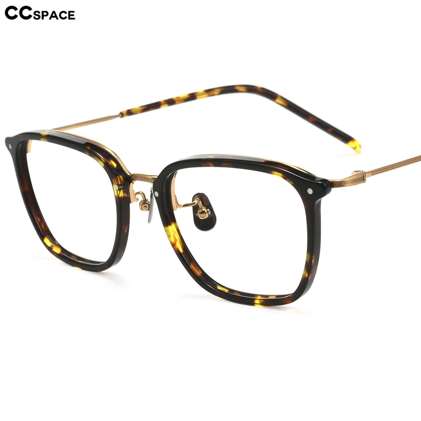 

Оправа для очков CCspace 145 мм в японском стиле, большая, дизайнерская, из ацетата и титана, ретро, квадратная, модель 3152281