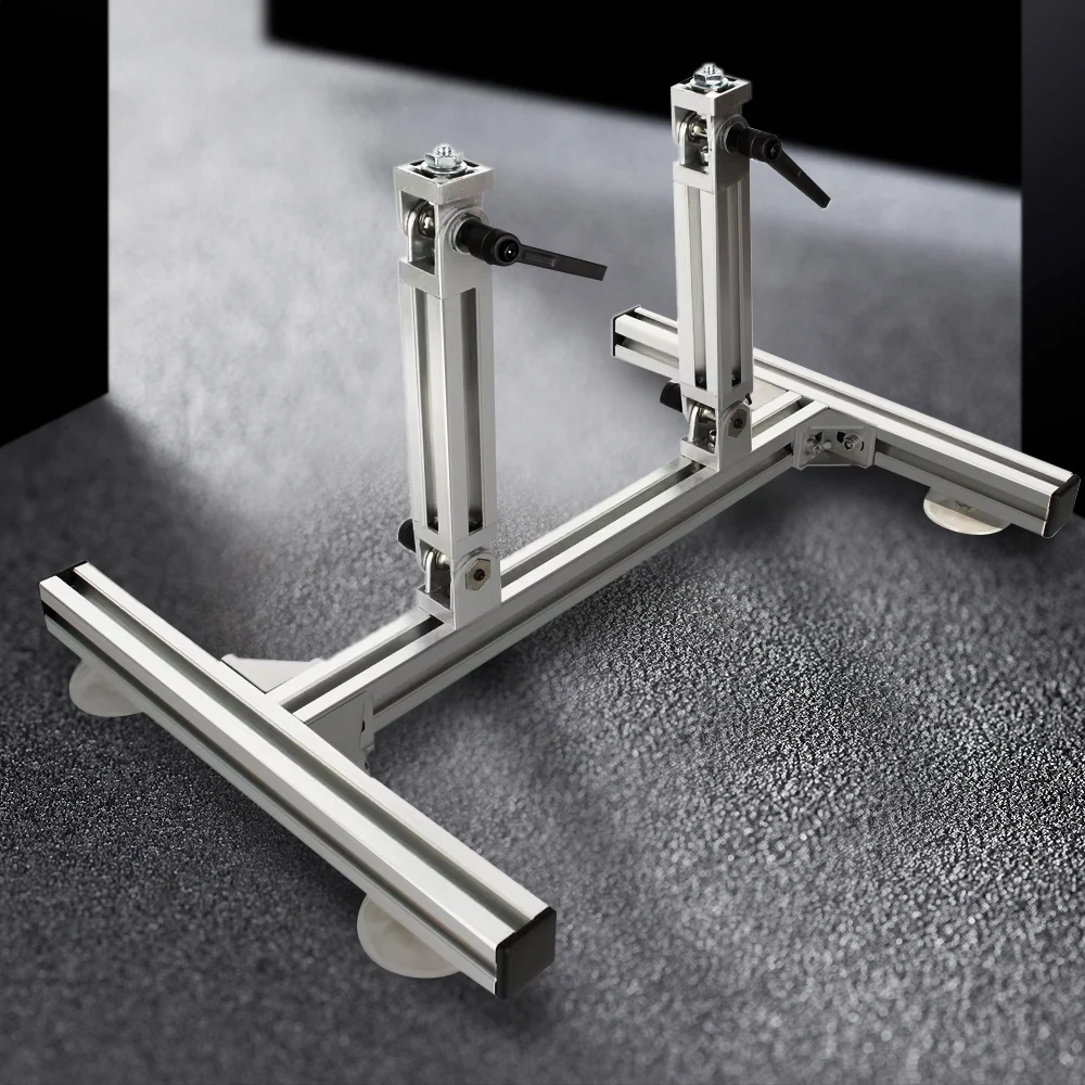 DIY Adjustable Angle Reciprocating Motor Bracket with Double Column And Suction Cup for Linear Motion Fixed Support