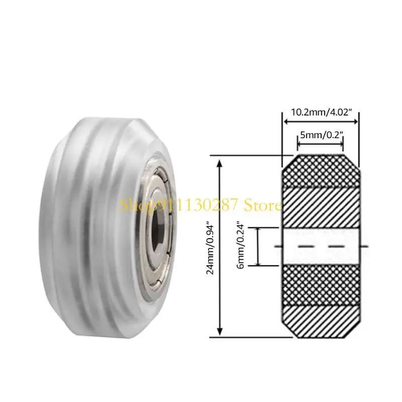 

J1HC 10pcs Anti-aging hard Mini Wheel for V-slot Linear System High-strength