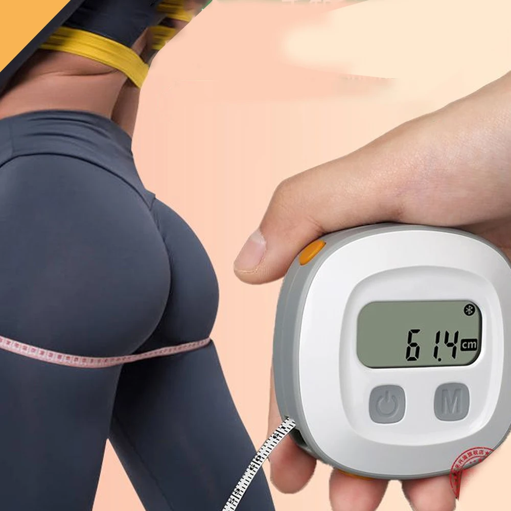 Digital Smart Body Tape Measure with App Portable 150cm Bluetooth LED Electronic Health Test Circumference Length