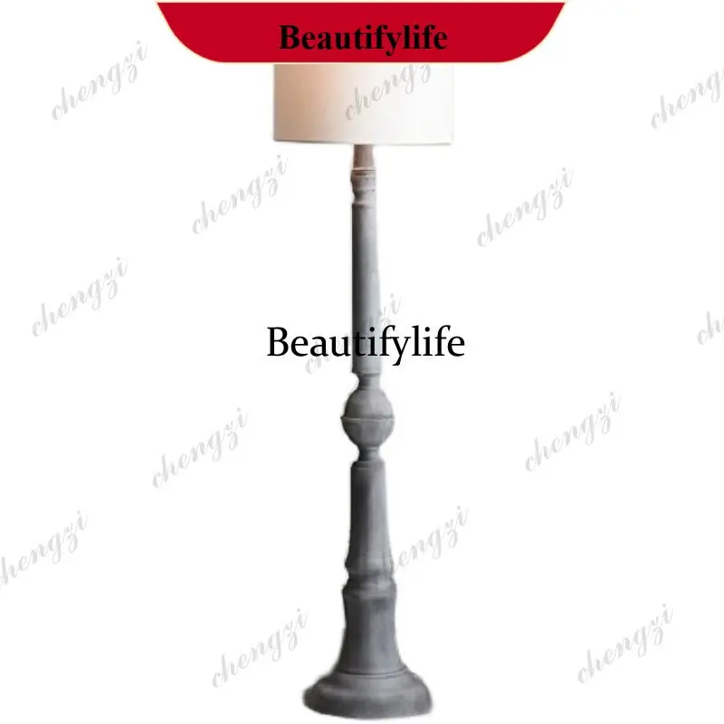 M138 French retro floor lamp room lamp living room lamp household personalized American creative antique