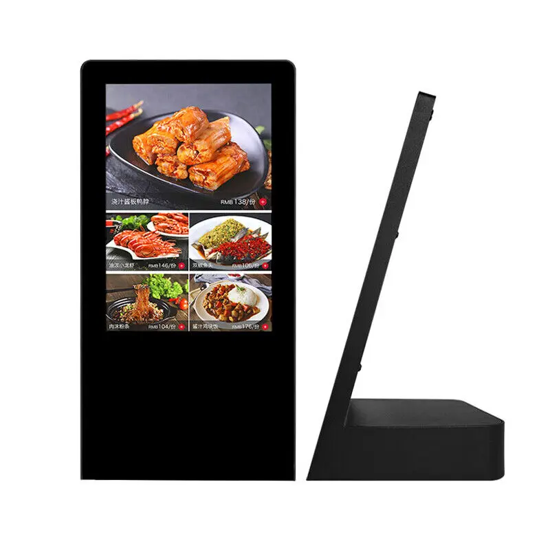 

Brand New Table Stand Food Menu Wifi Digital Signage Display for Restaraurant